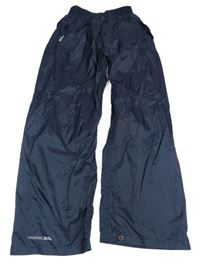 Tmavomodré šusťákové nepromokavé funkční kalhoty Trespass