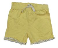 Žluté bavlněné kraťasy Tu
