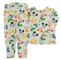 Smetanové pyžamo s Mickeym GAP
