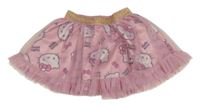 Růžová tylová sukně s Hello Kitty Sanrio