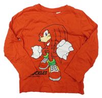 Červené triko se Sonicem H&M