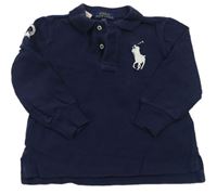 Tmavomodré polo triko s logem zn. Ralph Lauren