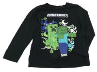 Černé triko s Minecraft George