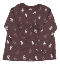 Fialová tunika s koloušky Topolino