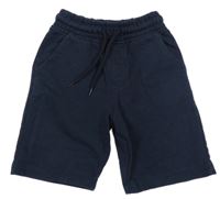 Tmavomodré teplákové kraťasy Next