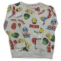 Šedá mikina se Superhrdiny George