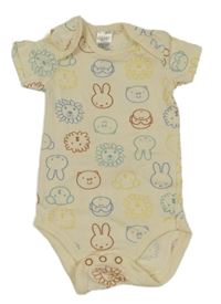 Smetanové vzorované body s obrázky - MIFFY