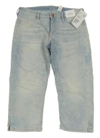 Nové - světlemodré crop skinny rifle H&M