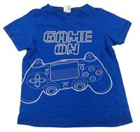 Tmavomodré tričko s ovladačem - PlayStation George