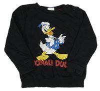 Černá mikina s Donaldem Disney