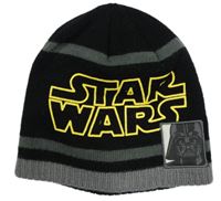 Černo-šedá čepice - Star Wars George