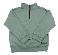 Zelená mikina Peacocks