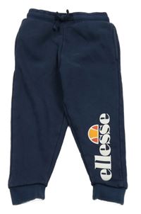 Tmavomodré tepláky s logem Ellesse