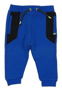 Tmavomodro-černé tepláky F&F