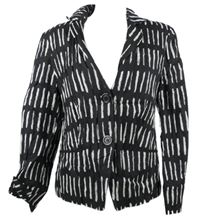 Dámské černo-šedé vzorované sako Taifun 