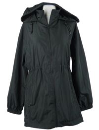 Dámská černá šusťáková parka s kapucí Primark 
