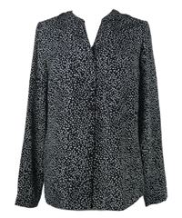 Dámská černo-bílá vzorovaná halenka Papaya 