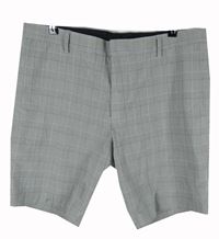 Pánské černo-bílé kostkované slim kraťasy H&M vel. 38