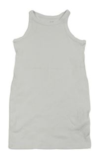 Bílá žebrovaná tunika H&M