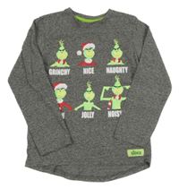 Šedé melírované triko se Stichem Primark