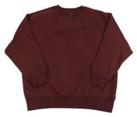 Mahagonová mikina s nápisem F&F