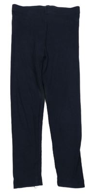 Tmavomodré žebrované legíny George