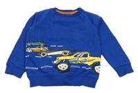 Safírová mikina s auty F&F