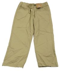 Nové - Béžové plátěné kalhoty Dunnes