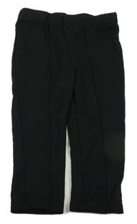 Černé teplákové kalhoty H&M