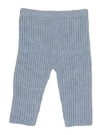 Světlemodré pletené legíny Nutmeg