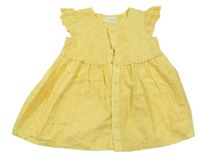 Žluté madeirové šaty Next