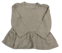 Béžové melírované úpletové triko Matalan