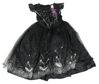 Nové - kostým - černé tylové šaty s netopýry F&F