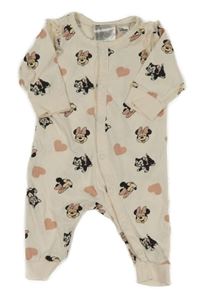 Smetanový overal s Minnie H&M