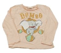 Lososové triko s Dumbem Disney