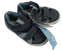 Nové - Tmavošedo-šedé kožené sandály Impidimpi vel.23