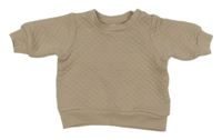 Béžová prošívaná mikina H&M