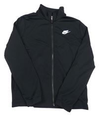 Černá sportovní propínací mikina Nike