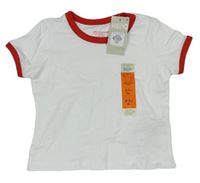 Bílo-červené tričko Primark