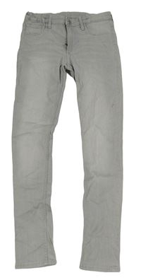 Šedé skiny fit rifle H&M
