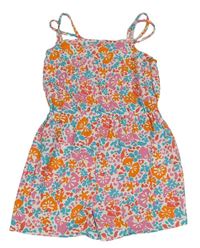 Barevný vzorovaný letní overal Primark 