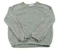 Šedý žinylkový svetr Old Navy