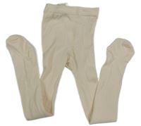 Smetanové punčocháče H&M