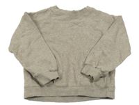 Béžová melírovaná mikina H&M