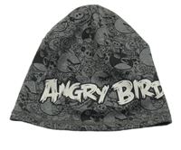 Šedá čepice s Angry Birds vel. 134-152