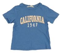 Světlemodré tričko s nápisem H&M