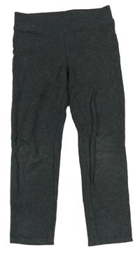 Tmavošedé melírované tregínové kalhoty M&S