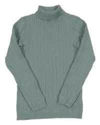 Břidlicový žebrovaný/vzorovaný úpletový rolák George