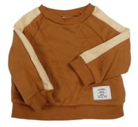 Hnědo-béžová mikina s nášivkou Cozy Cub