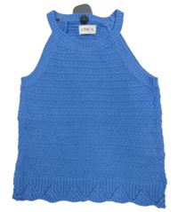 Nové - modrý svetrový top se vzorem F&F